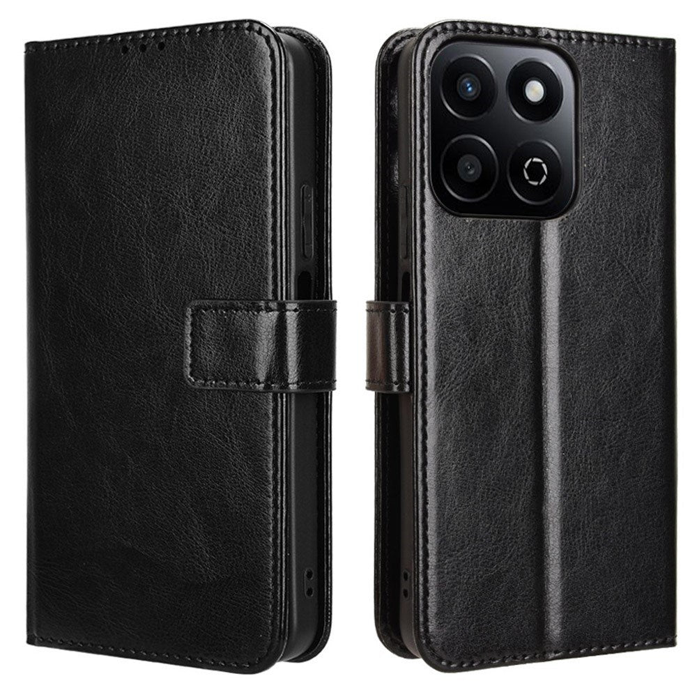 EIDERWOOD Honor 200 Smart Kunstlæder Flip Cover m. Strop - Sort