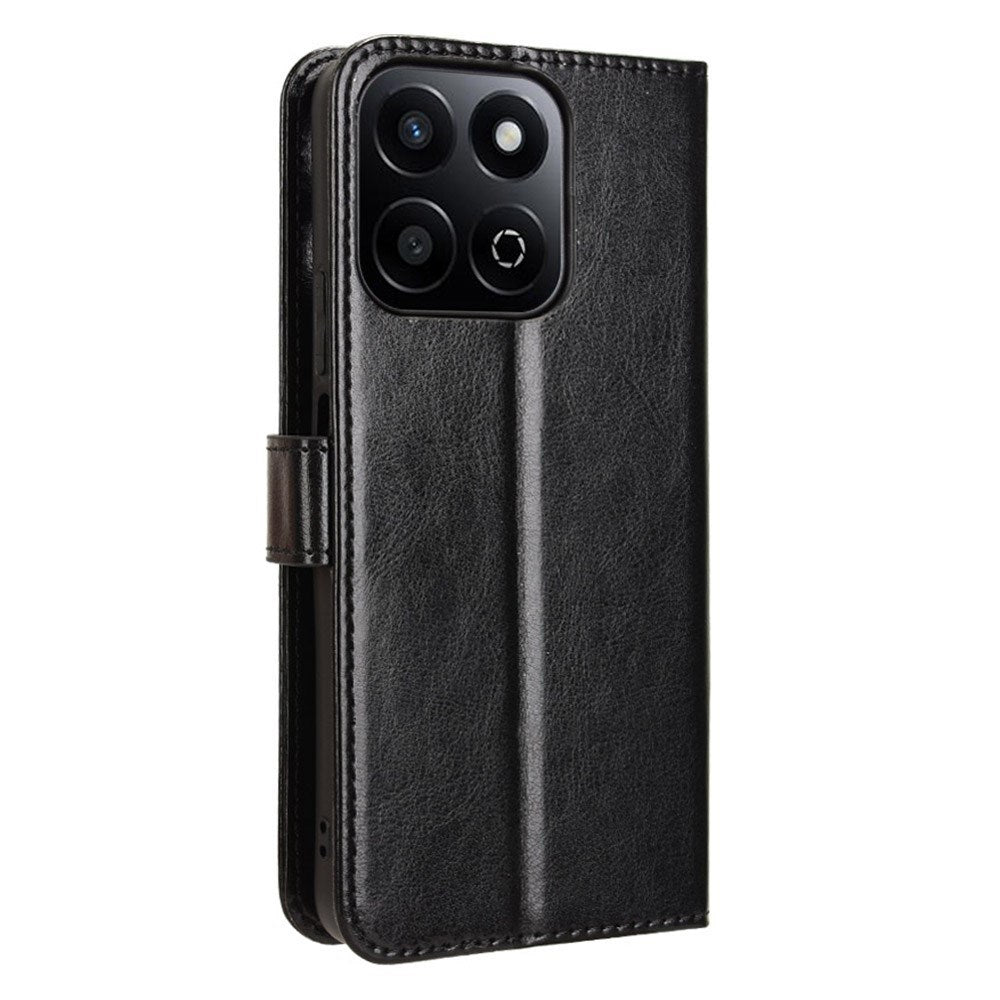 EIDERWOOD Honor 200 Smart Kunstlæder Flip Cover m. Strop - Sort