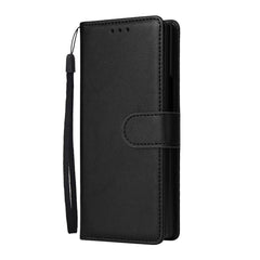 EIDERWOOD Samsung Galaxy Z Fold6 Kunstlæder Flip Cover m. Kortholder & Strop - Sort