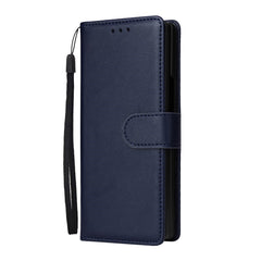 EIDERWOOD Samsung Galaxy Z Fold6 Kunstlæder Flip Cover m. Kortholder & Strop - Blå