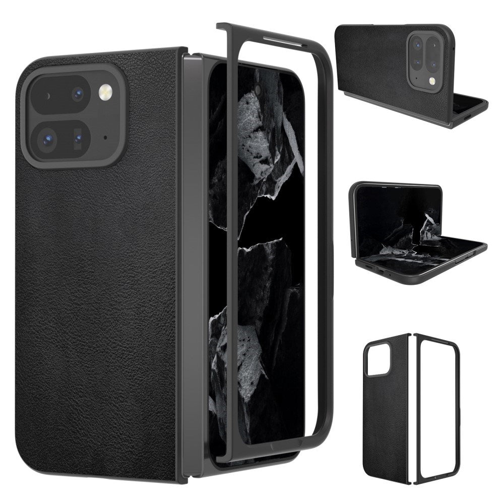 EIDERWOOD Google Pixel 9 Pro Fold (5G) Vegansk Læder Cover - Sort