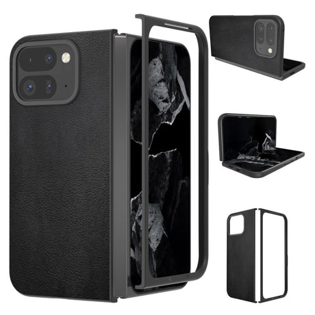 EIDERWOOD Google Pixel 9 Pro Fold (5G) Vegansk Læder Cover - Sort