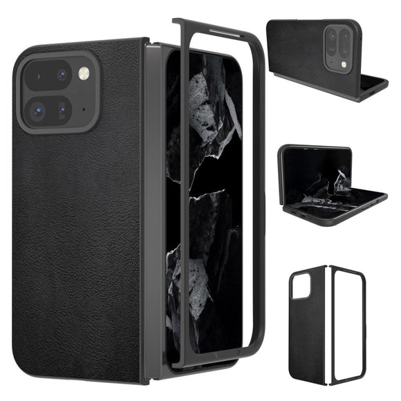 EIDERWOOD Google Pixel 9 Pro Fold (5G) Vegansk Læder Cover - Sort