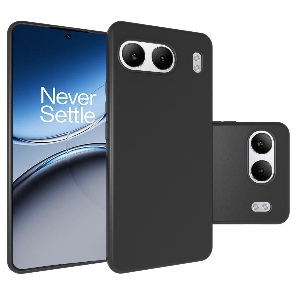 EIDERWOOD OnePlus Nord 4 Mat Fleksibel Plastik Cover - Sort
