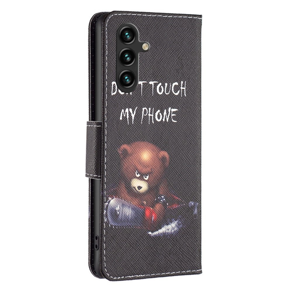 EIDERWOOD Samsung Galaxy A16 Læder Cover m. Pung & Print - Bjørn
