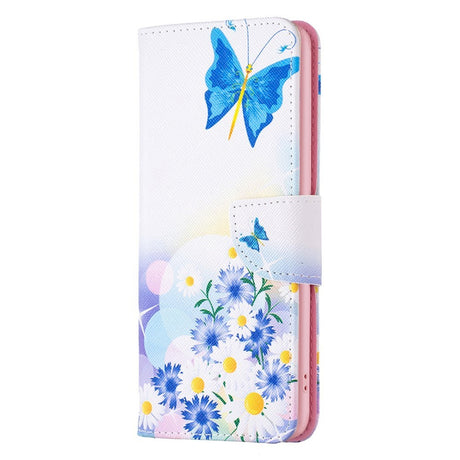EIDERWOOD Samsung Galaxy A16 Læder Cover m. Pung & Print - Sommerfugl & Blomster