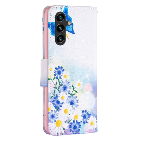 EIDERWOOD Samsung Galaxy A16 Læder Cover m. Pung & Print - Sommerfugl & Blomster