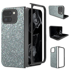 EIDERWOOD Google Pixel 9 Pro Fold (5G) Kunstlæder Glitter Cover - Mørkegrøn