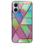 EIDERWOOD iPhone 16 Plastik Cover m. Glasbagside - Farverig Geometri