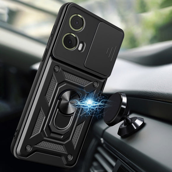 EIDERWOOD Motorola Moto G85 (5G) Håndværker Cover m. Magnetisk Kickstand & Cam Slider - Sort