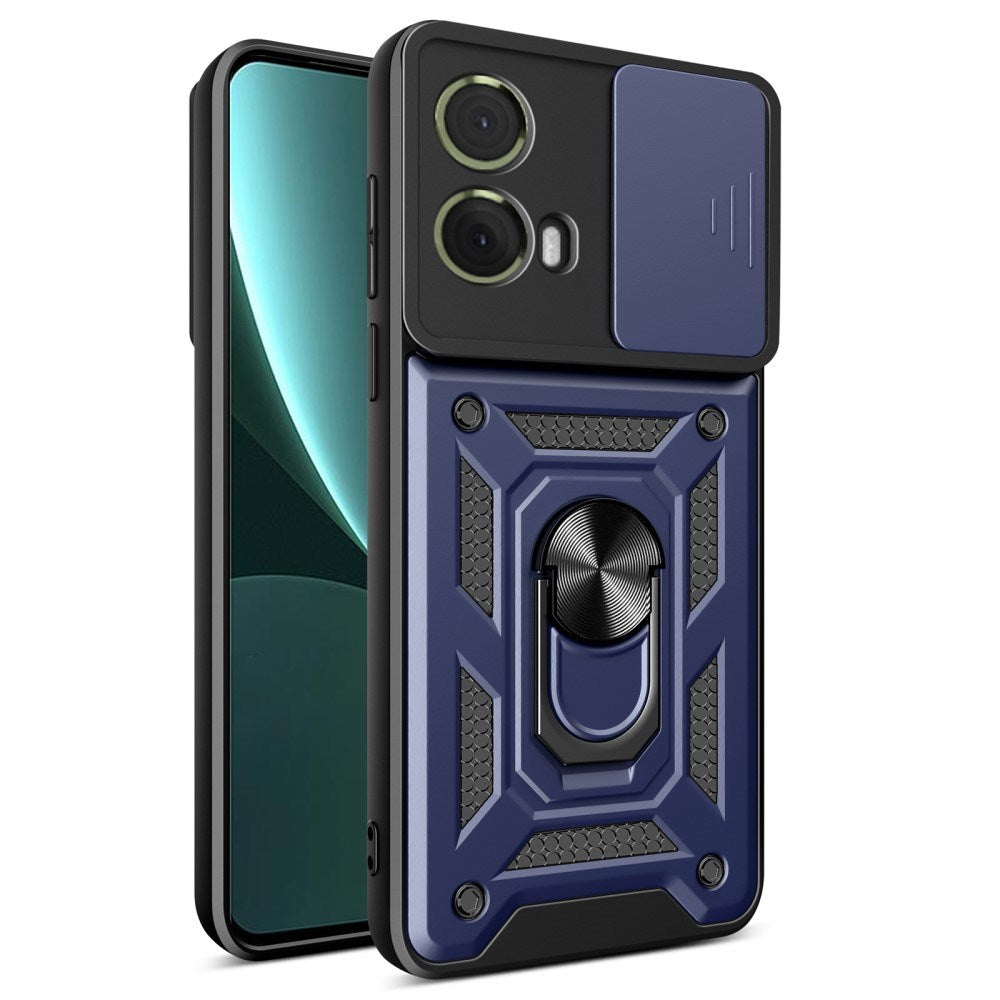 EIDERWOOD Motorola Moto G85 (5G) Håndværker Cover m. Magnetisk Kickstand & Cam Slider - Blå