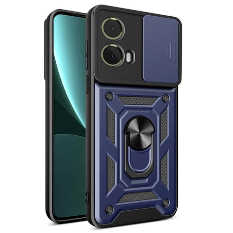 EIDERWOOD Motorola Moto G85 (5G) Håndværker Cover m. Magnetisk Kickstand & Cam Slider - Blå