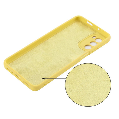 Motorola Moto G62 Liquid Silikone Cover m. Strop - Gul