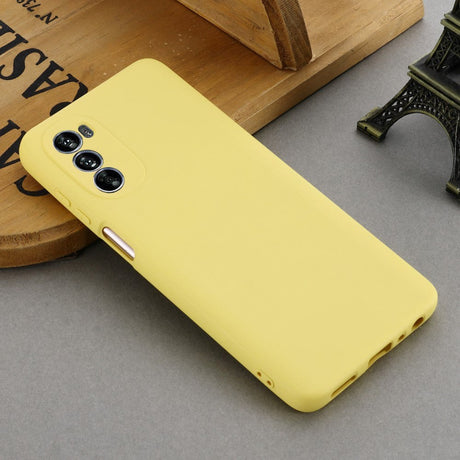 Motorola Moto G62 Liquid Silikone Cover m. Strop - Gul