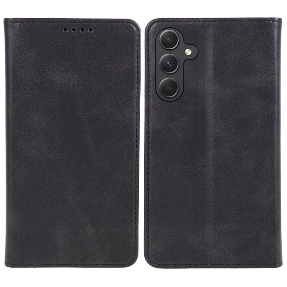 EIDERWOOD Samsung Galaxy A16 (4G/5G) Vegansk Læder Flip Cover m. Pung - Sort
