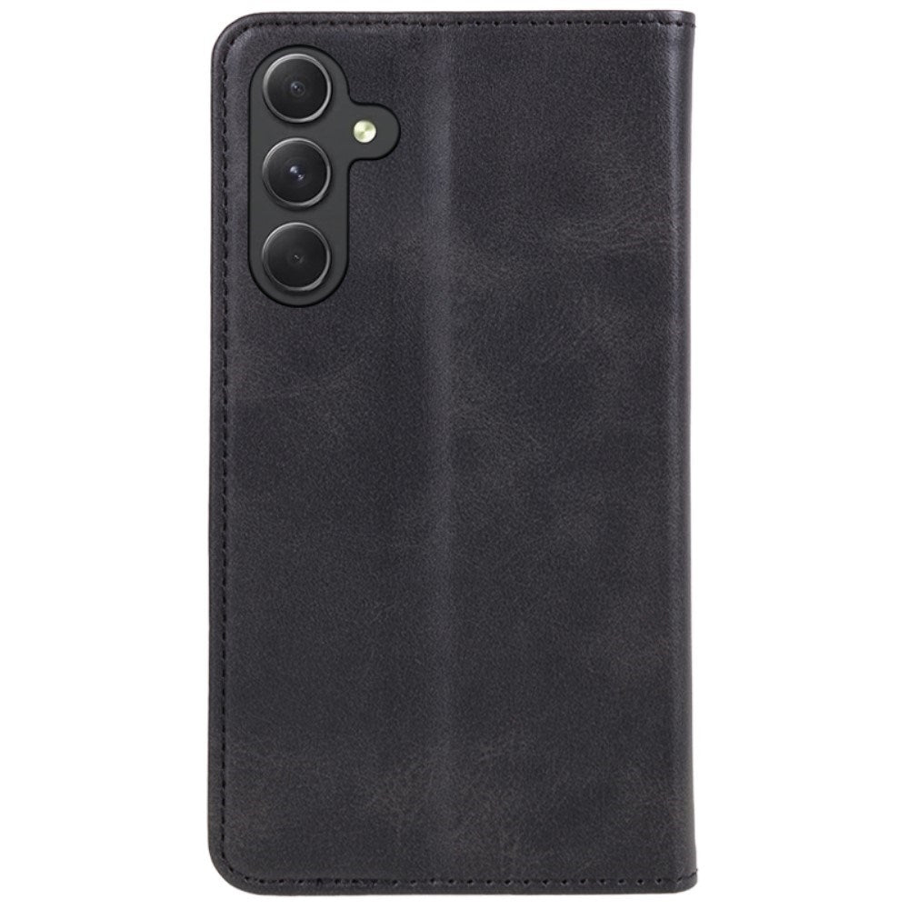 EIDERWOOD Samsung Galaxy A16 (4G/5G) Vegansk Læder Flip Cover m. Pung - Sort