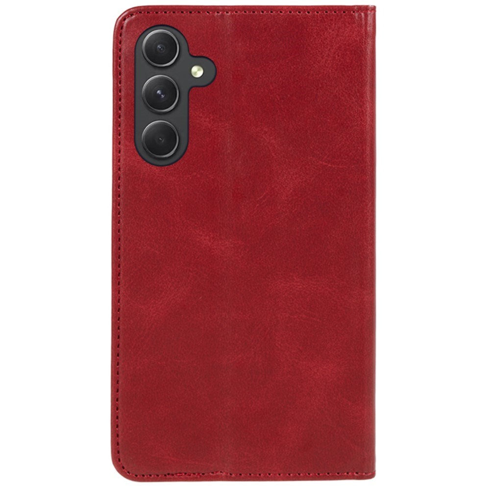 EIDERWOOD Samsung Galaxy A16 (4G/5G) Vegansk Læder Flip Cover m. Pung - Rød