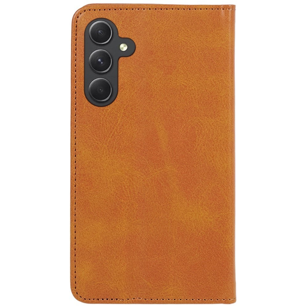 EIDERWOOD Samsung Galaxy A16 (4G/5G) Vegansk Læder Flip Cover m. Pung - Lysebrun