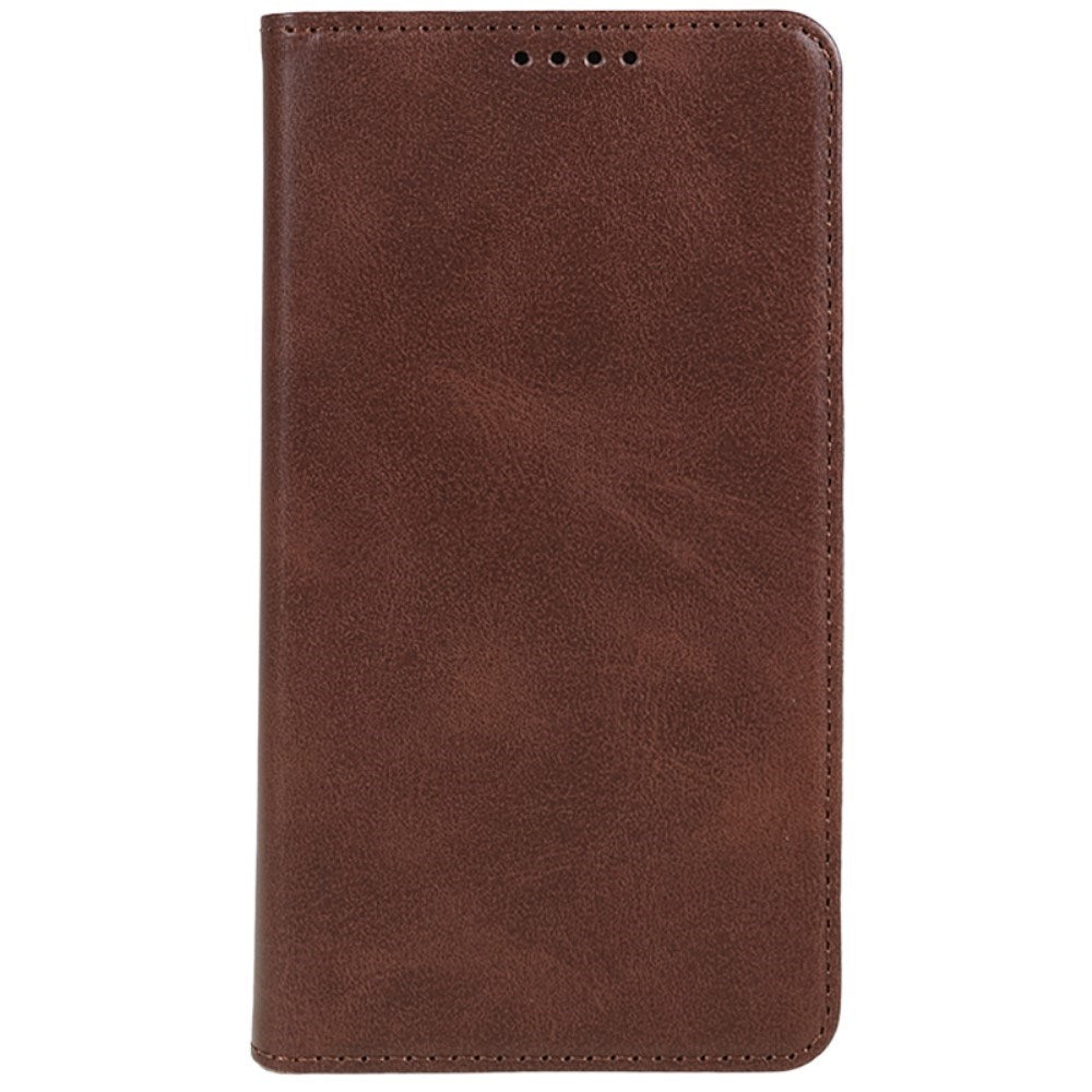 EIDERWOOD Samsung Galaxy A16 (4G/5G) Vegansk Læder Flip Cover m. Pung - Brun