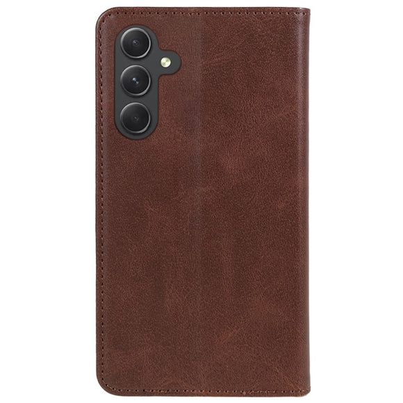 EIDERWOOD Samsung Galaxy A16 (4G/5G) Vegansk Læder Flip Cover m. Pung - Brun