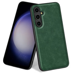 EIDERWOOD Samsung Galaxy A16 Kunstlæder Cover m. Fleksibel Plastik Kanter - Grøn