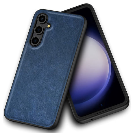 EIDERWOOD Samsung Galaxy A16 Kunstlæder Cover m. Fleksibel Plastik Kanter - Blå