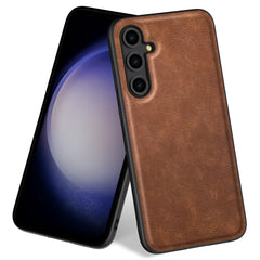 EIDERWOOD Samsung Galaxy A16 Kunstlæder Cover m. Fleksibel Plastik Kanter - Brun