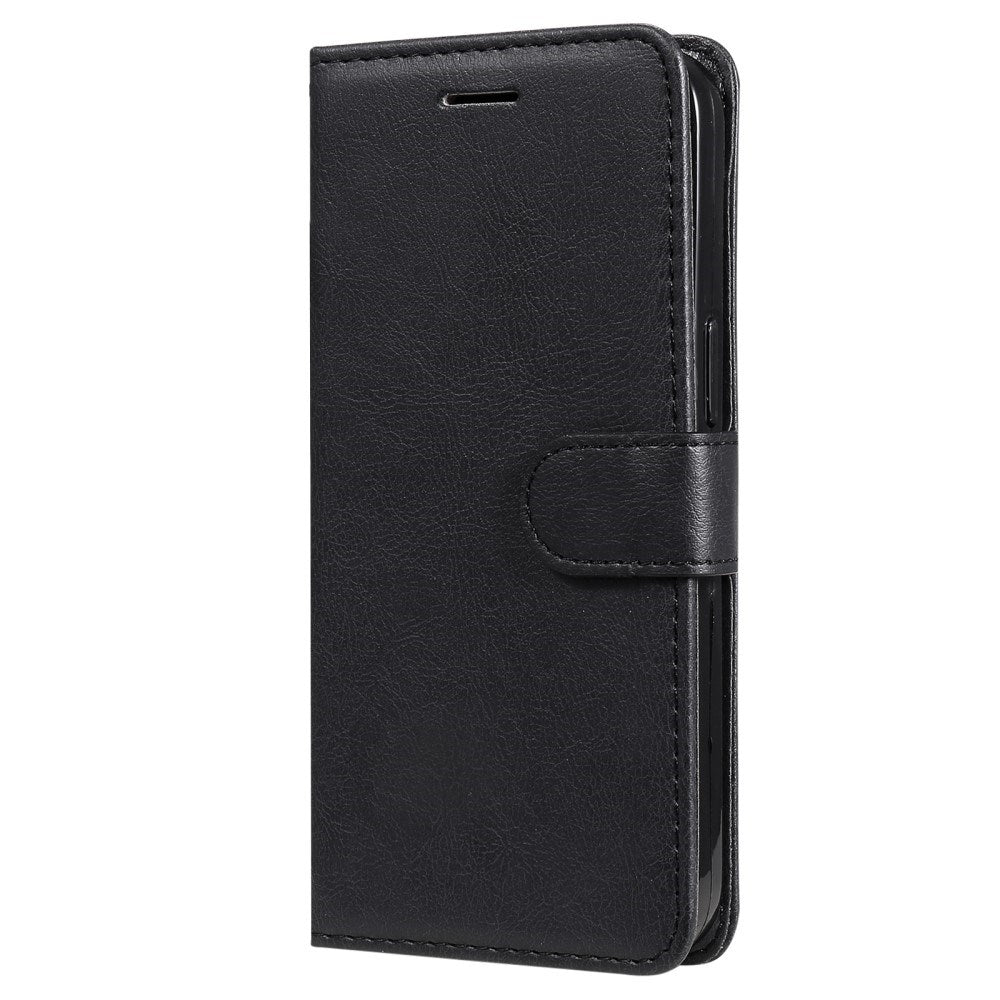 Samsung Galaxy A16 (4G/5G) Læder Cover m. Pung og Strop - Sort