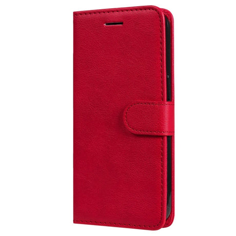 Samsung Galaxy A16 (4G/5G) Læder Cover m. Pung og Strop - Rød