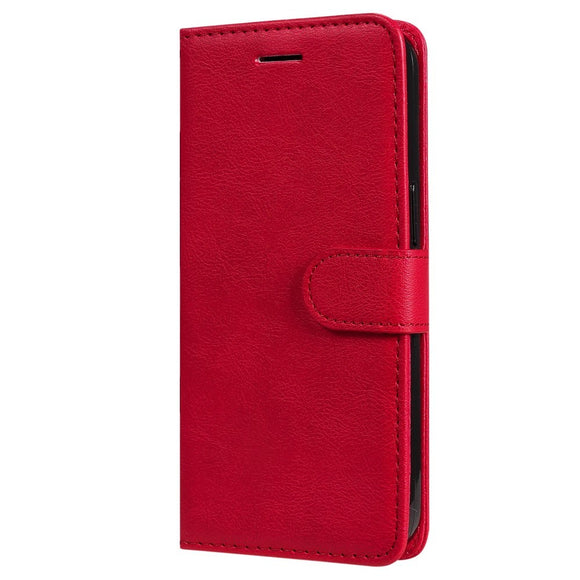 Samsung Galaxy A16 (4G/5G) Læder Cover m. Pung og Strop - Rød