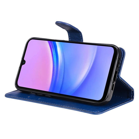 Samsung Galaxy A16 (4G/5G) Læder Cover m. Pung og Strop - Blå