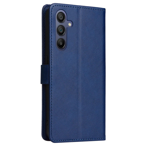 Samsung Galaxy A16 (4G/5G) Læder Cover m. Pung og Strop - Blå
