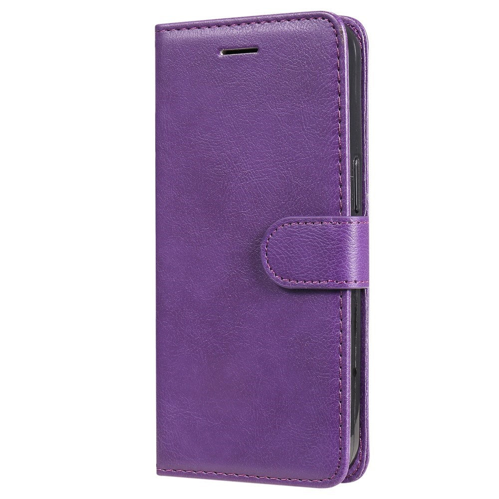 Samsung Galaxy A16 (4G/5G) Læder Cover m. Pung og Strop - Lilla