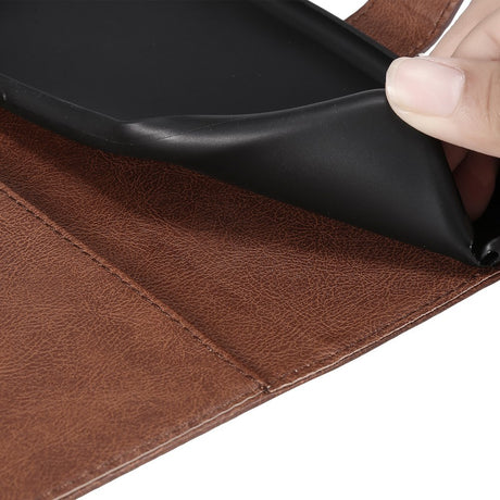 Samsung Galaxy A16 (4G/5G) Læder Cover m. Pung og Strop - Brun