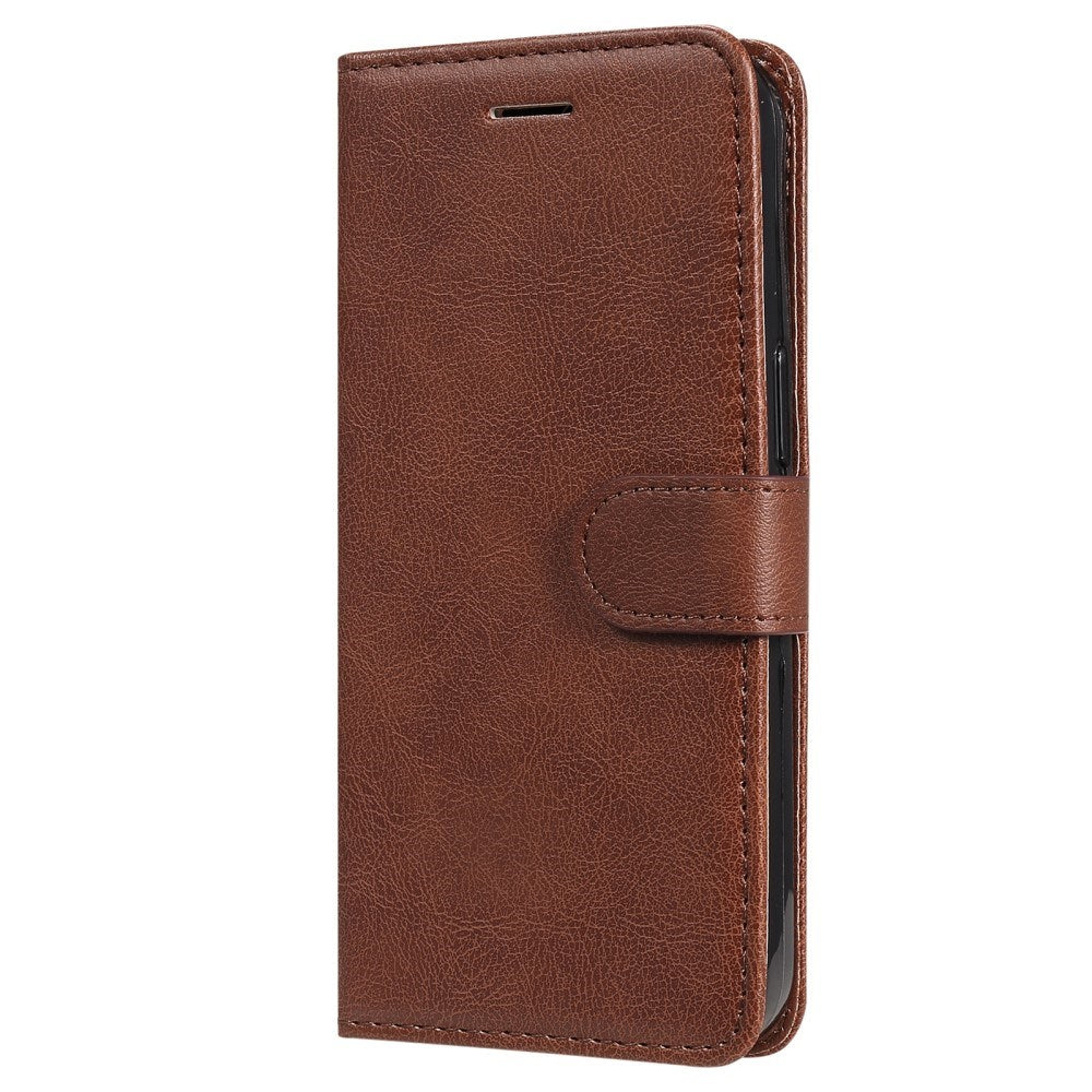 Samsung Galaxy A16 (4G/5G) Læder Cover m. Pung og Strop - Brun