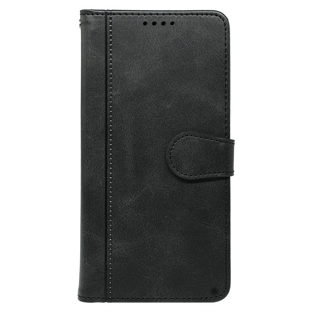 EIDERWOOD iPhone 16 Pro Læder Cover m. Ståfunktion & Kortholder - Sort