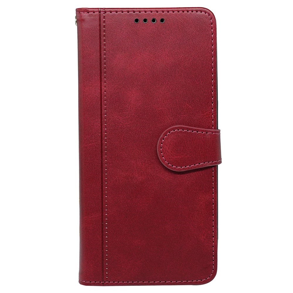 EIDERWOOD iPhone 16 Pro Læder Cover m. Ståfunktion & Kortholder - Rød