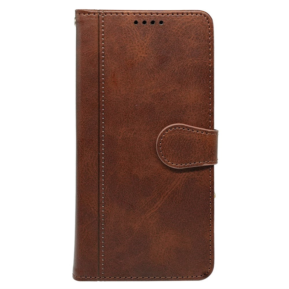 EIDERWOOD iPhone 16 Pro Læder Cover m. Ståfunktion & Kortholder - Brun