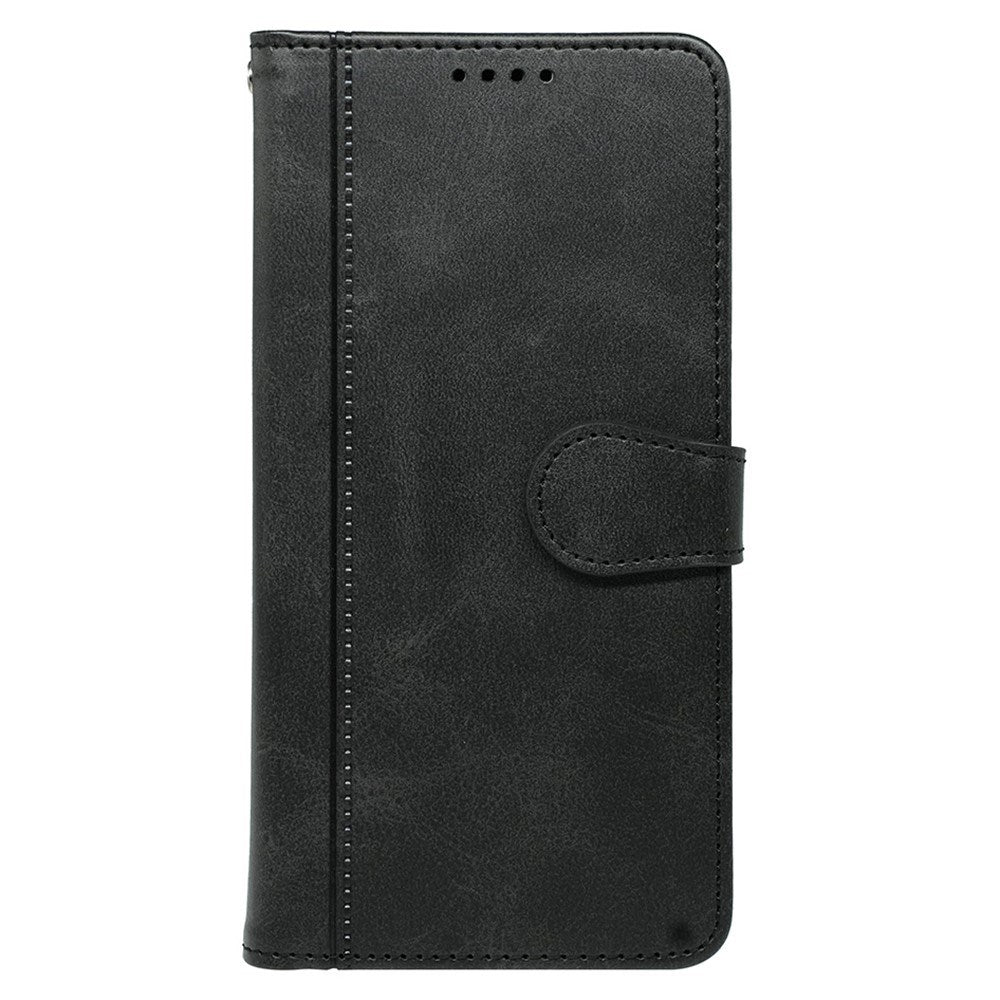 EIDERWOOD iPhone 16 Læder Cover m. Ståfunktion & Kortholder - Sort