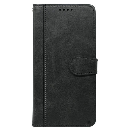 EIDERWOOD iPhone 16 Læder Cover m. Ståfunktion & Kortholder - Sort