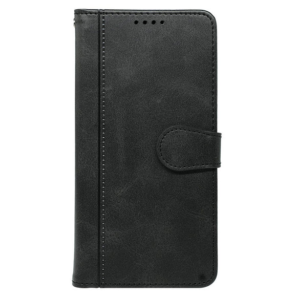 EIDERWOOD iPhone 16 Læder Cover m. Ståfunktion & Kortholder - Sort
