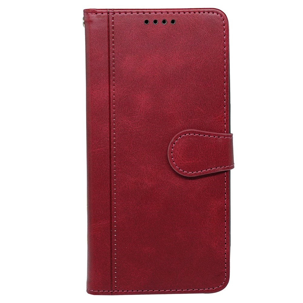 EIDERWOOD iPhone 16 Læder Cover m. Ståfunktion & Kortholder - Rød