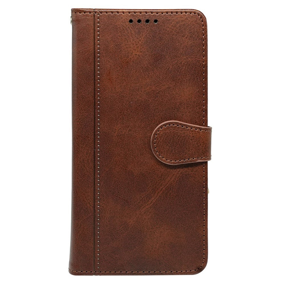 EIDERWOOD iPhone 16 Læder Cover m. Ståfunktion & Kortholder - Brun