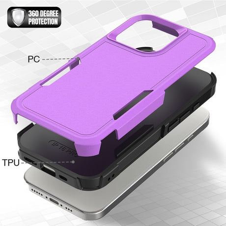 EIDERWOOD iPhone 16 Pro Hybrid Cover - Lilla