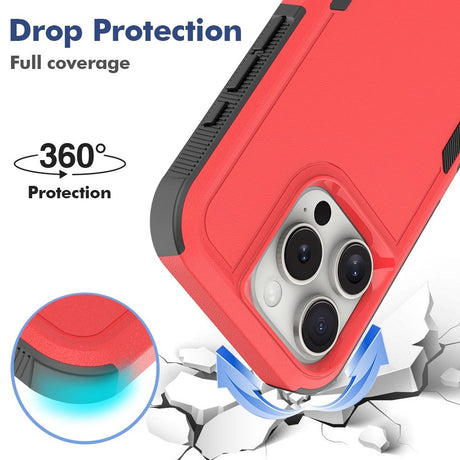 EIDERWOOD iPhone 16 Pro Hybrid Cover - Rød