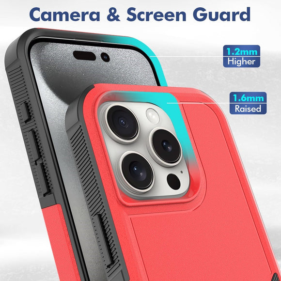 EIDERWOOD iPhone 16 Pro Hybrid Cover - Rød
