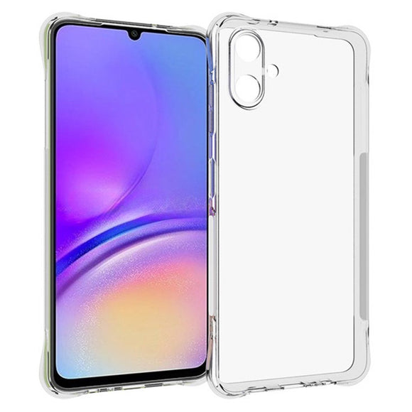 EIDERWOOD Samsung Galaxy A06 Fleksibelt Plastik Cover m. Forstærkede Hjørner - Gennemsigtig