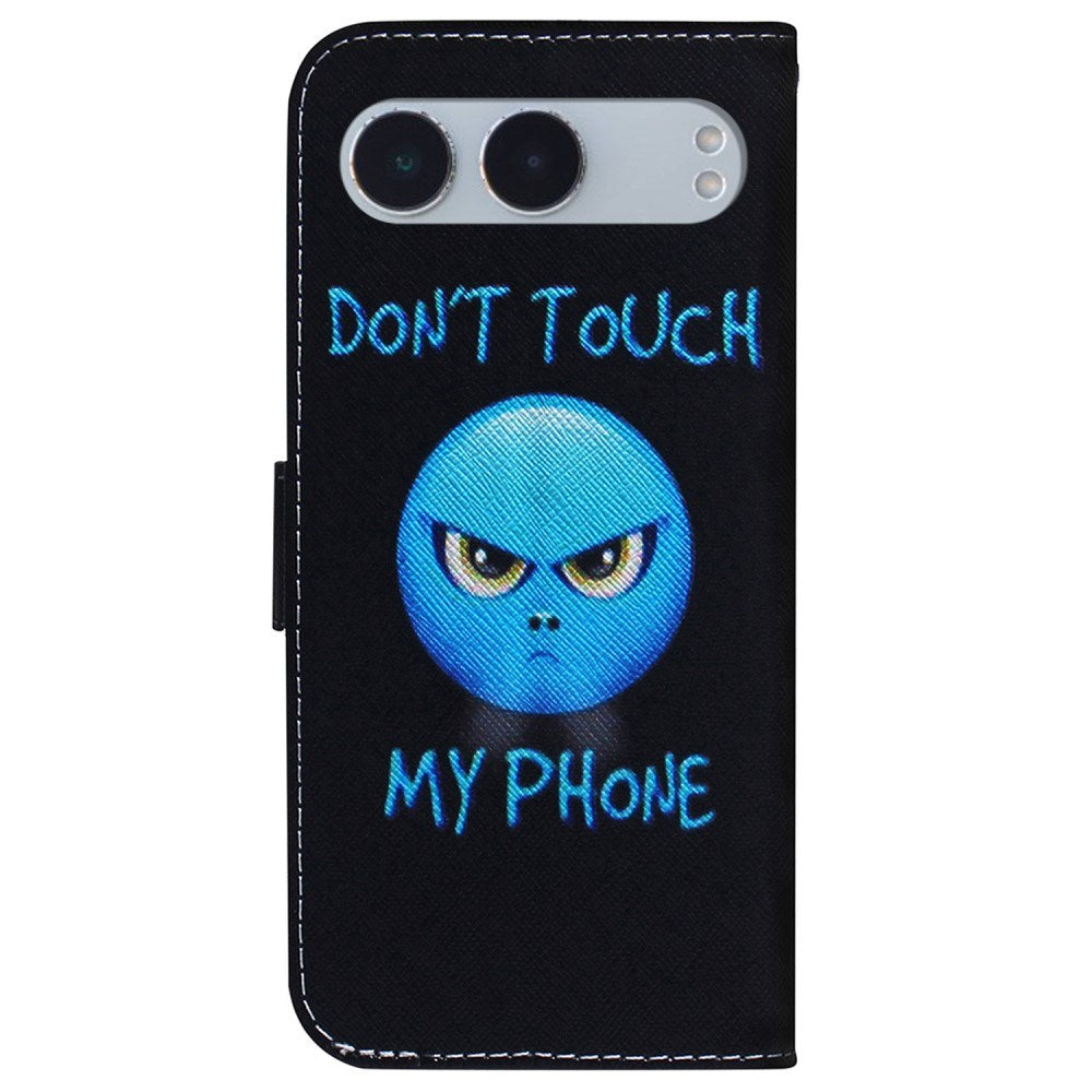 EIDERWOOD OnePlus Nord 4 (5G) Kunstlæder Cover m. Pung & Print - "Don't Touch My Phone"