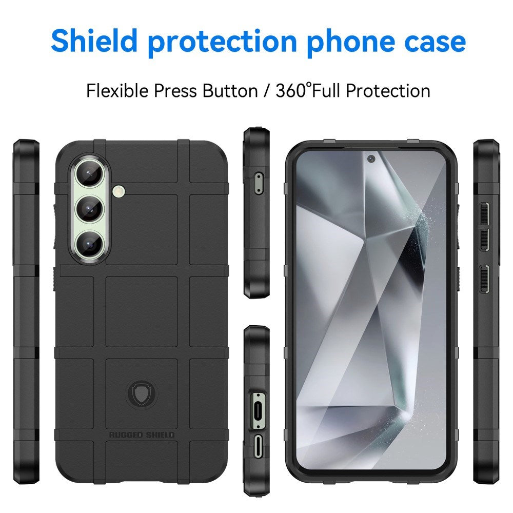 EIDERWOOD Samsung Galaxy S24 FE Rugged Shield Series Håndværker Cover - Sort