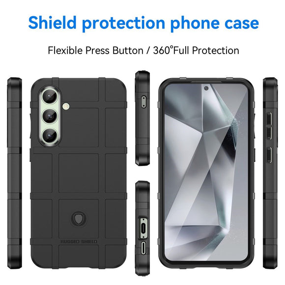 EIDERWOOD Samsung Galaxy S24 FE Rugged Shield Series Håndværker Cover - Sort